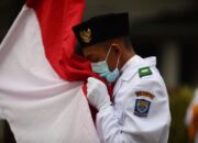 Anggota Paskibra Kota Bandung Dikukuhkan