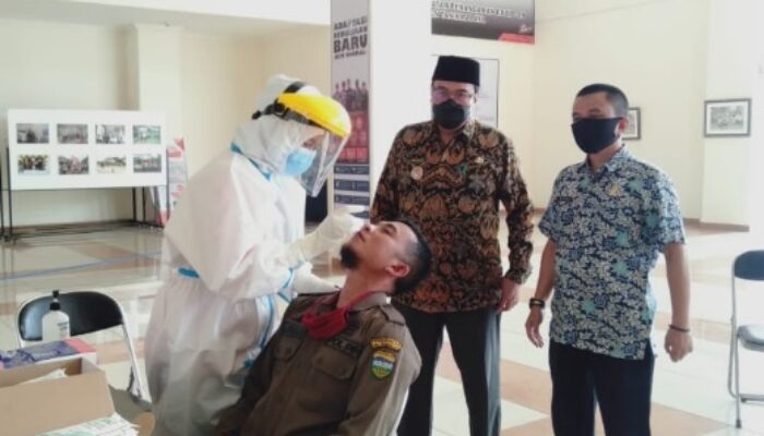 DKPP Kembali Swab Massal ASN di Lingkungan Pemerintahan Kabupaten Tasikmalaya