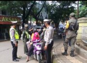 Polresta Bandung Bagikan Masker, Gelar Operasi Yustisi