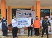 PT KAI (Persero) Daop 2 Bandung, Bantu Terdampak Longsor di Sumedang