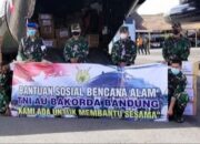 TNI AU Bakorda Bandung, Bantu Korban Bencana Alam