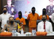Tiga Tersangka Kasus Sabu, Ditangkap Polres Sumedang