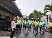 Sambil Gowes, Kapolres Tasikmalaya Cek Prokes di Masyarakat