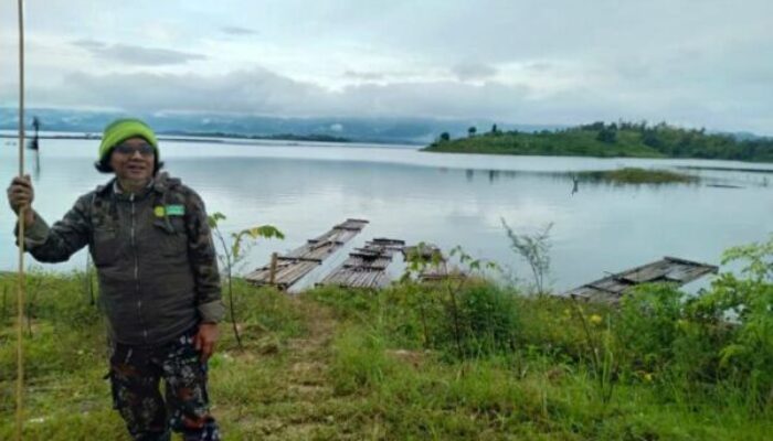 KH. Asep A. Maoshul Affandy Berkemah di Jatigede