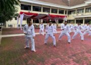 Polres Sumedang Tingkatkan Latihan Bela Diri Karate