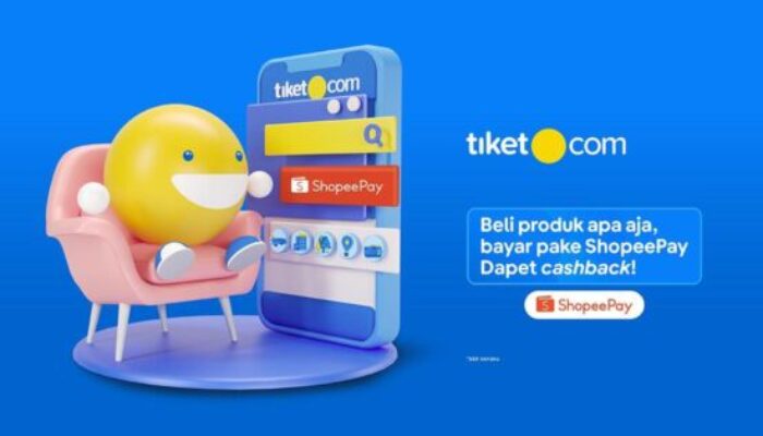 Bayar Tiket.com Pakai ShopeePay, Dapat Cashback Menarik