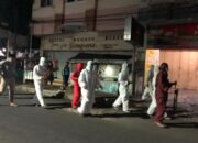 Petugas Ber-APD Operasi Sahur di Jalan RSU Tasik