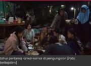 Tidak Semua Beruntung, Penyintas Gempa Malang Sahur Perdana dalam Tenda