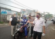 Karang Taruna Kahuripan ‘Huhujanan’ Bagikan Masker