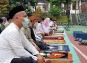 Bupati Ciamis Salat Id di Halaman Pendopo Pedomani Protokol Kesehatan