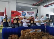 BNNP Jabar Musnahkan 220 Kg Ganja dan 2 Kg Sabu