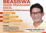 KAHMIPreneur dan Sandi Beri Beasiswa Bagi Anak Pedagang, Ini Link Pendaftarannya
