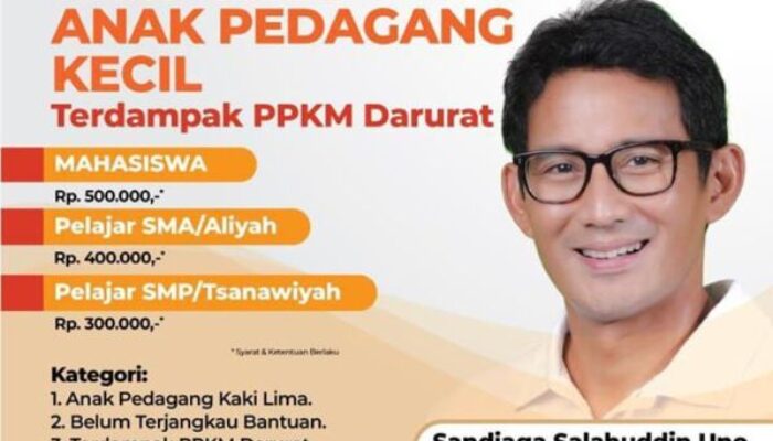 KAHMIPreneur dan Sandi Beri Beasiswa Bagi Anak Pedagang, Ini Link Pendaftarannya