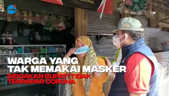 Dimasker Jangan Saat Disidak Saja