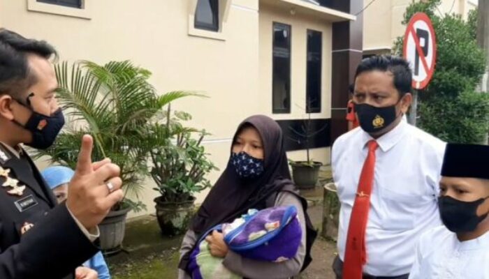 Arul Akhirnya Bertemu Sang Ibu, di Mapolres Tasikmalaya