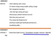 Oksigen Menipis Saat Pandemi, Naskah Bode Riswandi tahun 2006