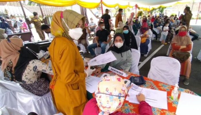 Kejari Kabupaten Tasik Vaksinasi 150 Orang Per Hari