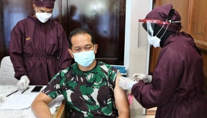 101 Personel Seskoau Terima Vaksin Covid-19 Tahap Pertama