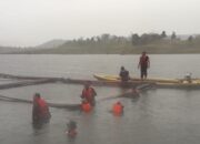 Lima Keramba Jaring Apung di Jatigede Ditertibkan Satpol PP