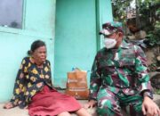 Nenek Asih Menangis, Pangdam Berikan Paket Sembako