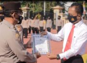 Personil Polres Sumedang Berprestasi Diberi Penghargaan