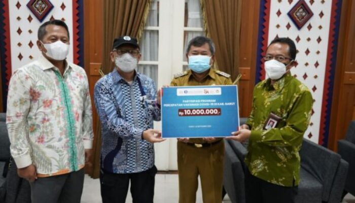 Kabupaten Garut Dibantu 10 Ribu Dosis Vaksin dari BI dan OJK Jabar