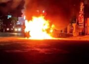 Mobil Terbakar di Jalan Sutsen, Begini Ceritanya