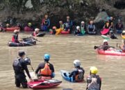 Melepas Penat Saat Jambore Riverboarding 3 di Sungai Ciwulan Tasik