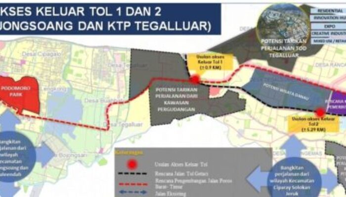 Akses Tol Cigatas di Tegalluar Diusulkan Pemkab Bandung
