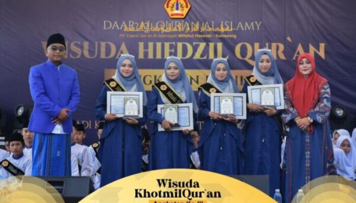 Wisuda Khotmil Quran Angkatan ke III, Pesantren Daarul Quran Islami Miftahul Hasanah
