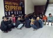 35 Terduga Pelaku Pengeroyokan Uci dalam Pemeriksaan Polisi
