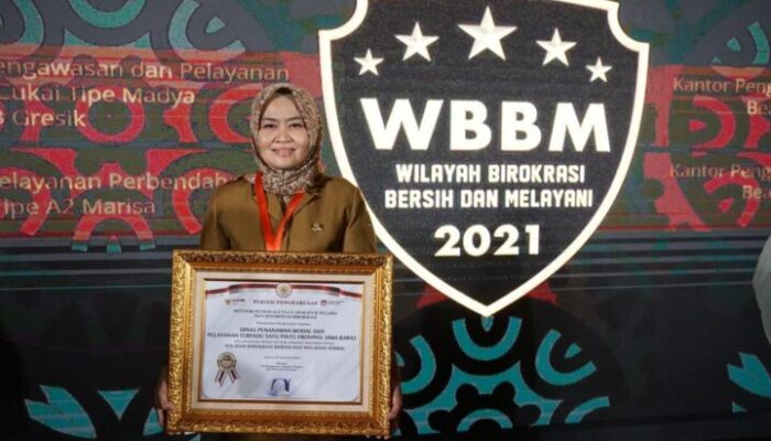 DPMPTSP Jabar Terima Penghargaan dari Kementerian PANRB