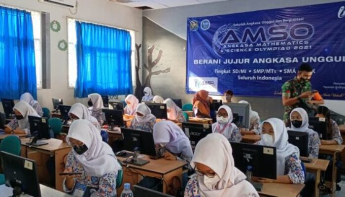 Sekolah Angkasa Lanud Sulaiman Ikuti AMSO