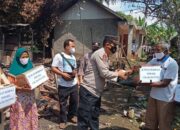 Kapolsek Cigalontang Beri Bantuan, Keluarga Korban Masih Meratapi Nasib