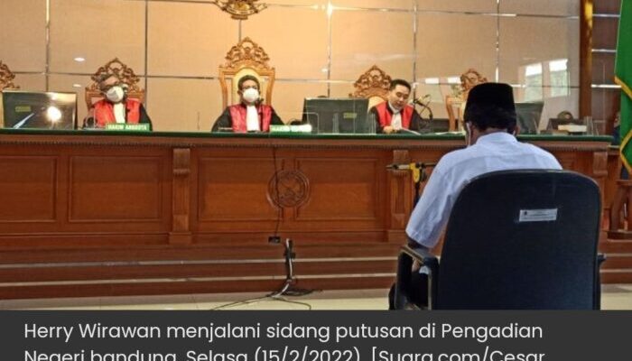 Tiga Alasan Banding Kejati Jabar Atas Putusan Herry Wirawan