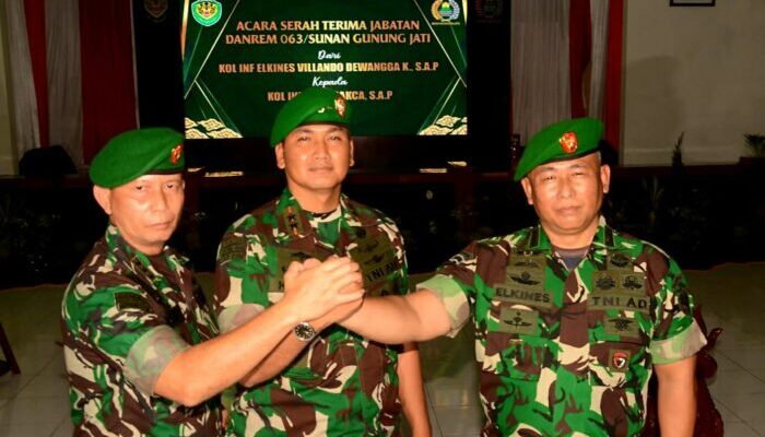 Jabatan Danrem 063/SGJ Diserahterimakan