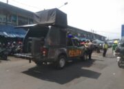 Mobil Penghalau Massa ke Pasar Singaparna