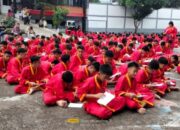 Siswa Tapak Suci Al-Furqon Ujian Kenaikan Tingkat