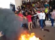 Dua Kali Aksi BPNT Nihil Hasil, Bakar Ban dan Hampir Ribut