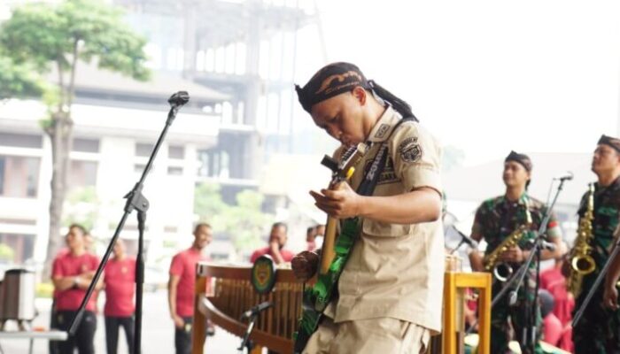 Prajurit Kodam III Siliwangi Raih Prestasi, Parade Band Hari Musik Nasional