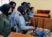 Wanita TNI Bakorda Bandung Berbagi di Panti Asuhan