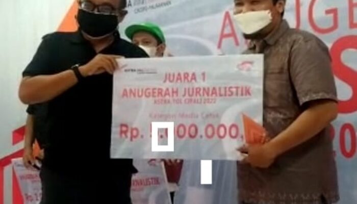 Anugerah Jurnalistik Astra Tol Cipali, Jejep Falahul Alam Juara Pertama