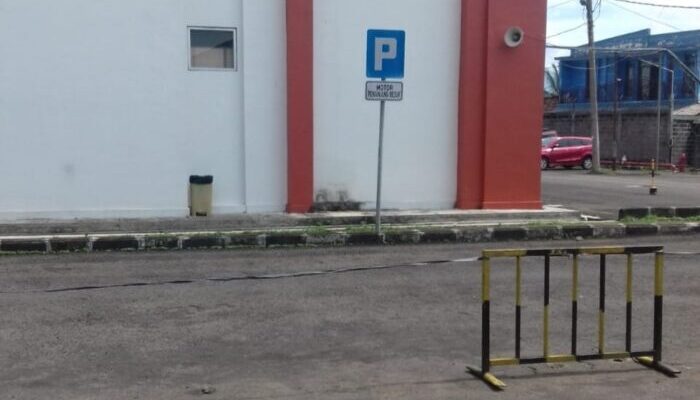 Jelang Kedatangan Mensos, RSUD SMC Sterilkan Parkiran