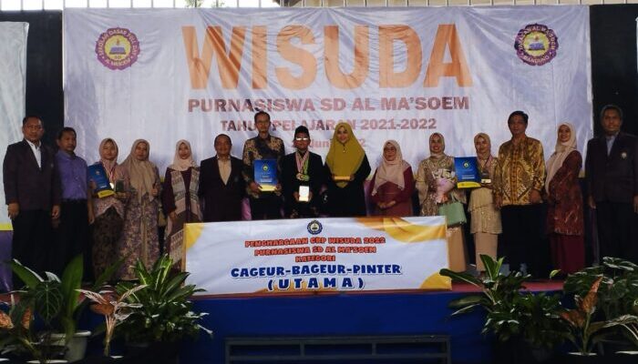 Purna Siswa SD Al Ma’soem Terima Penghargaan CBP
