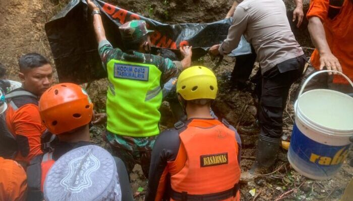 Korban Hilang Kecelakaan Bus di Rajapolah, Meninggal Tertimbun Tanah