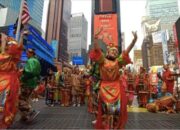 Sejarah, Flash Mob Angklung di Time Square, New York