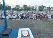 Ribuan Jamaah Salat Id di Dadaha