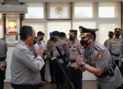 Sertijab Kapolres Sumedang, Purwakarta, Tasikmalaya dan Banjar di Mapolda Jabar