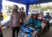 Ratusan Kendaraan Berbelok ke Mako Polres Tasikmalaya