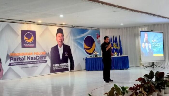 Pendidikan Politik Partai Nasdem Sumedang, Yadi: Target Pileg Satu Dapil Satu Kursi